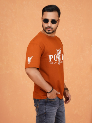 Premium Polo Brand Drop Shoulder T-Shirt