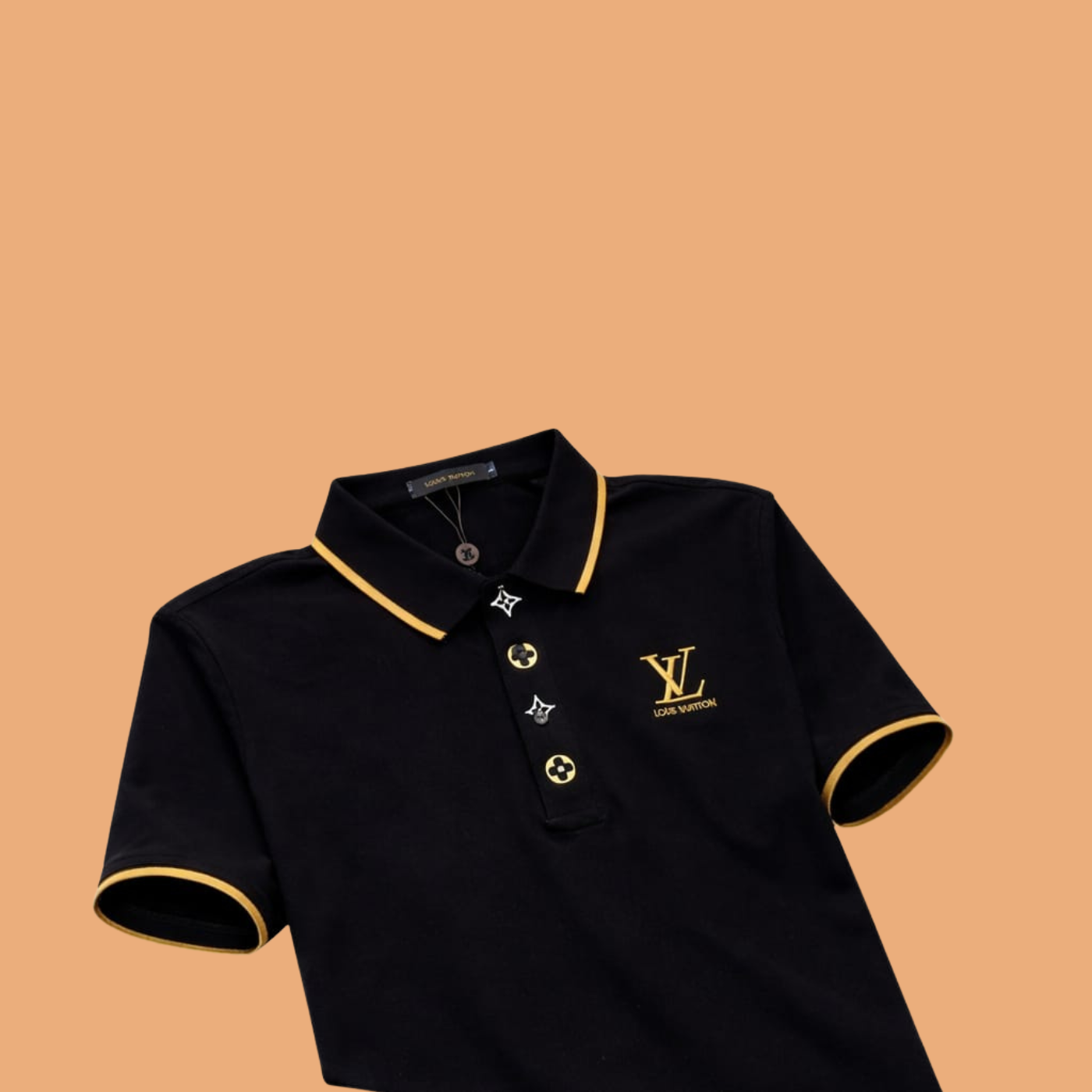 Premium Cotton Polo for Men Black